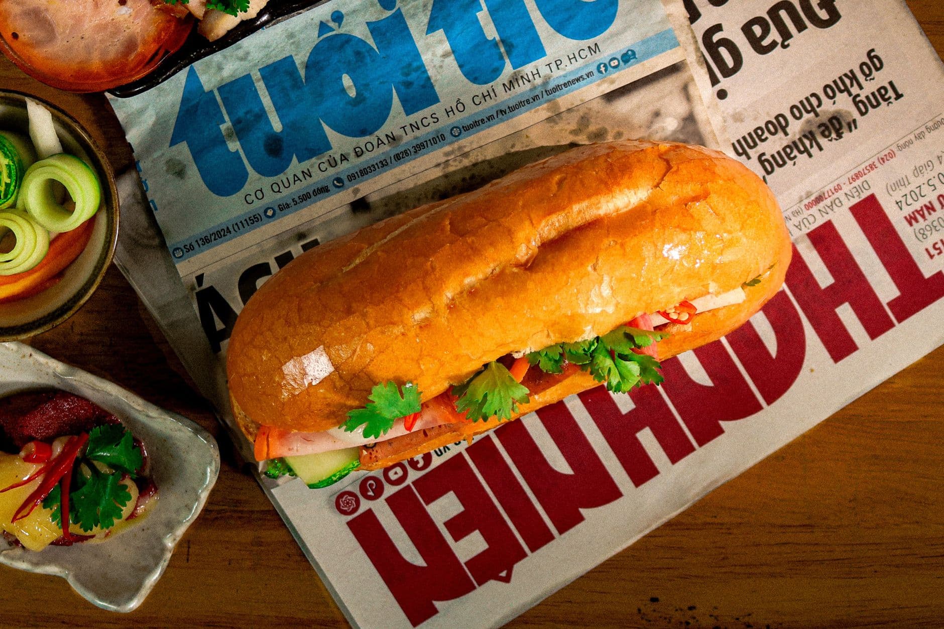 Plnená bageta bánh mì (Bánh mì)